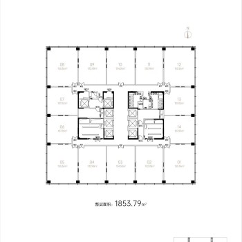 2号线上盖中建企业天地散售甲级办公楼，100平起至整层均有